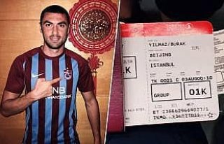 Burak Yılmaz, Trabzonspor için yola çıktı