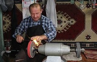 Tosya'da bıçakçılarda bayram yoğunluğu