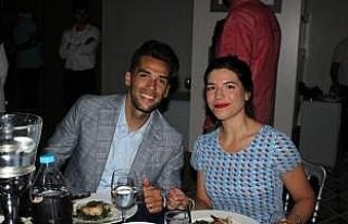 Trabzonsporlu futbolcular, düğünde bir araya geldi