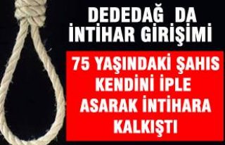 BAFRA DA İNTİHAR GİRİŞİMİ