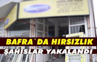 Bafra`da hırsızlık