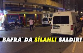 Bafra`da silahlı saldırı: 1 yaralı