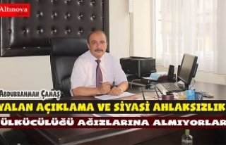 ÇAMAŞ: BAŞBUĞUMUZU VE DAVAMIZI İNKÂR ETTİLER