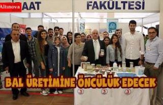 ÖMÜ Ziraat Fakültesi altın çilek ve bal üretimine...