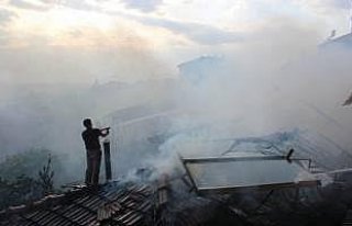 Tokat'ta ev yangını