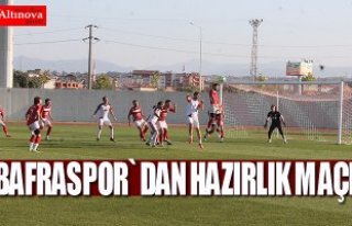 1930 Bafraspor hazırlık maçında