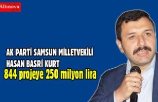 844 projeye 250 milyon lira