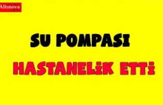 Aracını yıkarken su pompasıyla yaralandı