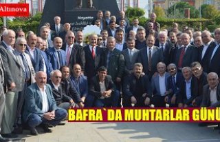 Bafra'da Muhtarlar Günü Kutlandı