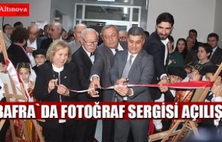 Bafra`da fotoğraf sergisi açılışı