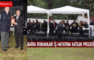 BAFRALI ROMANLARA KATILIM BELGELERİ VERİLDİ