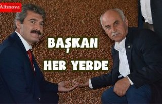 Başkan her yerde
