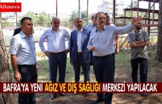 BAŞKAN ŞAHİN: BAFRA’YA YENİ AĞIZ VE DİŞ SAĞLIĞI...
