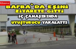 İç çamaşırında uyuşturucu madde yakalandı