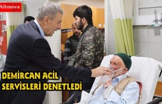 Sağlık Bakanı Demircan acil servisleri denetledi