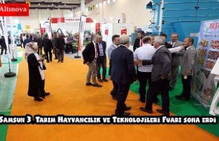 Samsun 3. Tarım Hayvancılık ve Teknolojileri Fuarı...