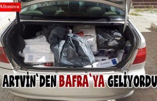 Samsun'da kaçakçılık operasyonu