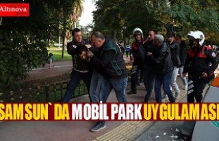 Samsun'da "mobil park polisi" uygulaması