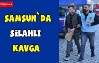 Samsun'da silahlı kavga: 2 yaralı