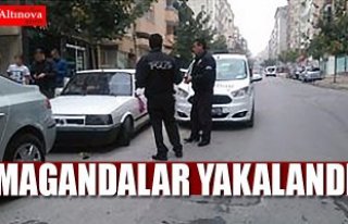 Şehir magandaları yakalandı