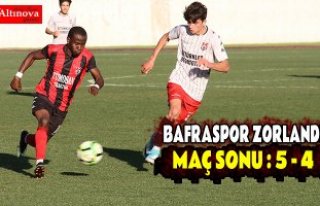 1930 BAFRASPOR RAKİBİ KARŞISINDA ZORLANDI