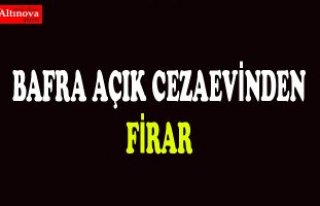 Açık cezaevinden firar