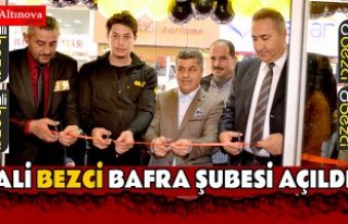 Alibezci Giyim Mağazası Bafra`da açıldı