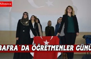 Bafra`da öğretmenler günü etkinlikleri