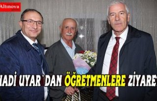 Başkan Uyar'dan emekli öğretmenlere ziyaret
