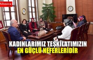 BAŞKAN YILMAZ: “KADINLARIMIZ TEŞKİLATIMIZIN EN...