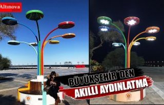 BÜYÜKŞEHİR`DEN AKILLI AYDINLATMA