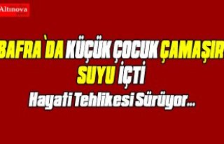 Çamaşır suyu içen çocuk hastanelik oldu