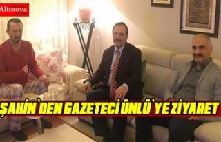 GAZETECİ İBRAHİM ÜNLÜ`YE ZİYARET