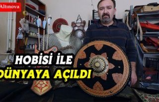 Hobisiyle dünyaya açıldı 