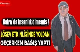İnsanlık ölmemiş!