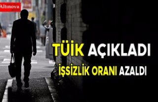 İşsizlik ağustosta azaldı
