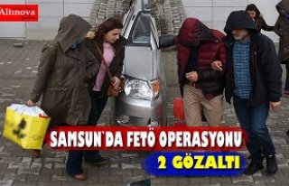 Samsun'da FETÖ/PDY operasyonu