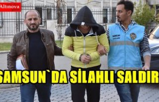 Samsun'da silahla yaralama