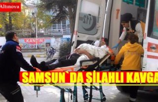 Samsun'da silahlı kavga: 2 yaralı