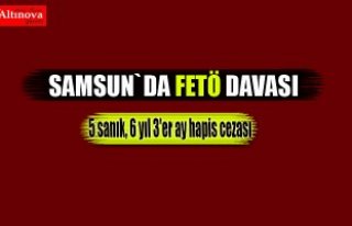 Samsun'daki FETÖ/PDY davasında karar