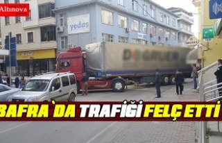 Trafiği felç etti