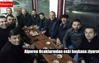 Alperen Ocaklarından eski başkana ziyaret