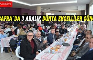 Bafra`da 3 Aralık Dünya Engelliler Günü etkinlikleri