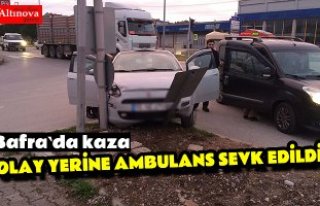 Bafra`da kaza