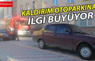 Bafra`da park çılgınlığı