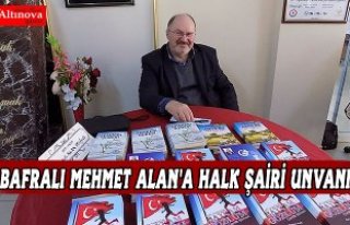 BAFRALI ŞAİR BİRFANİ MEHMET ALAN' A HALK...