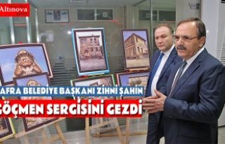BAŞKAN ŞAHİN ALTINKAYA A. LİSESİ’NDE GÖÇMEN...