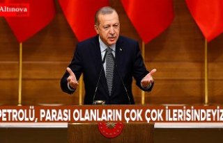 Cumhurbaşkanı Erdoğan: Petrolü, parası olanların...