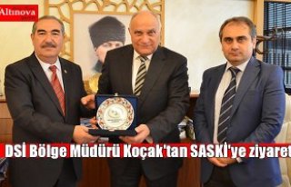 DSİ Bölge Müdürü Koçak'tan SASKİ'ye...