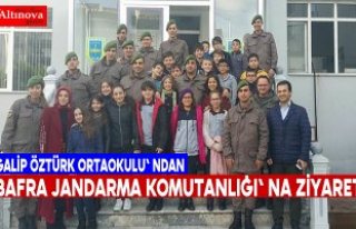  Galip Öztürk Ortaokulu' ndan Bafra Jandarma...
